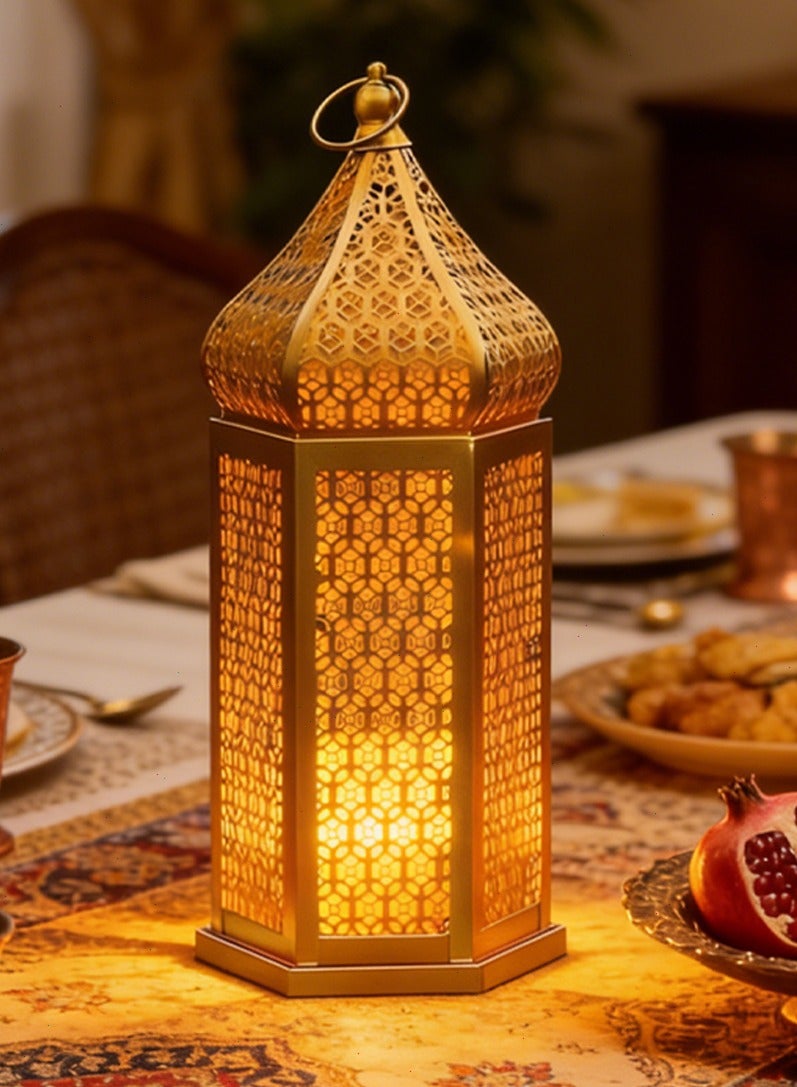 أضواء رمضان ، الصمام فانوس رمضان ، ماء ، مصباح فانوس البطارية ، ضوء معلق دافئ للزينة رمضان وعيد مبارك المنزل - Image 1